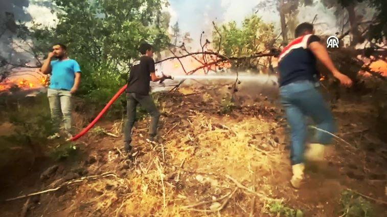 Kahramanmaraş'ta orman yangını - Resim: 2